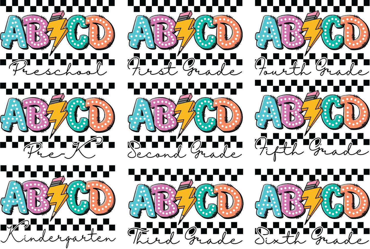 ABCD Grade Level Shirt