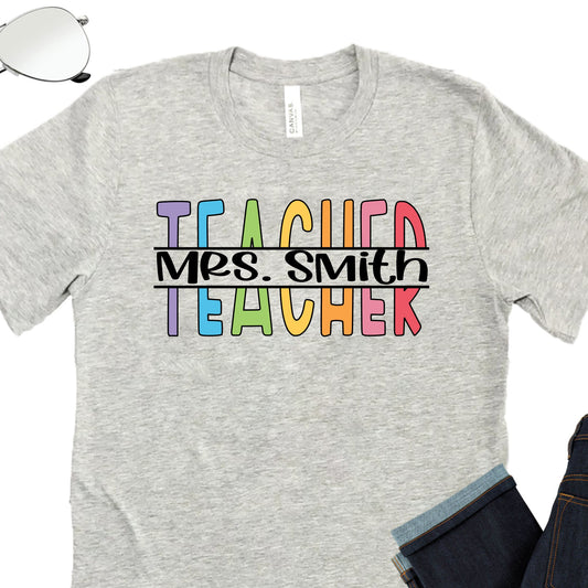 TEACHER Personalized Shirt