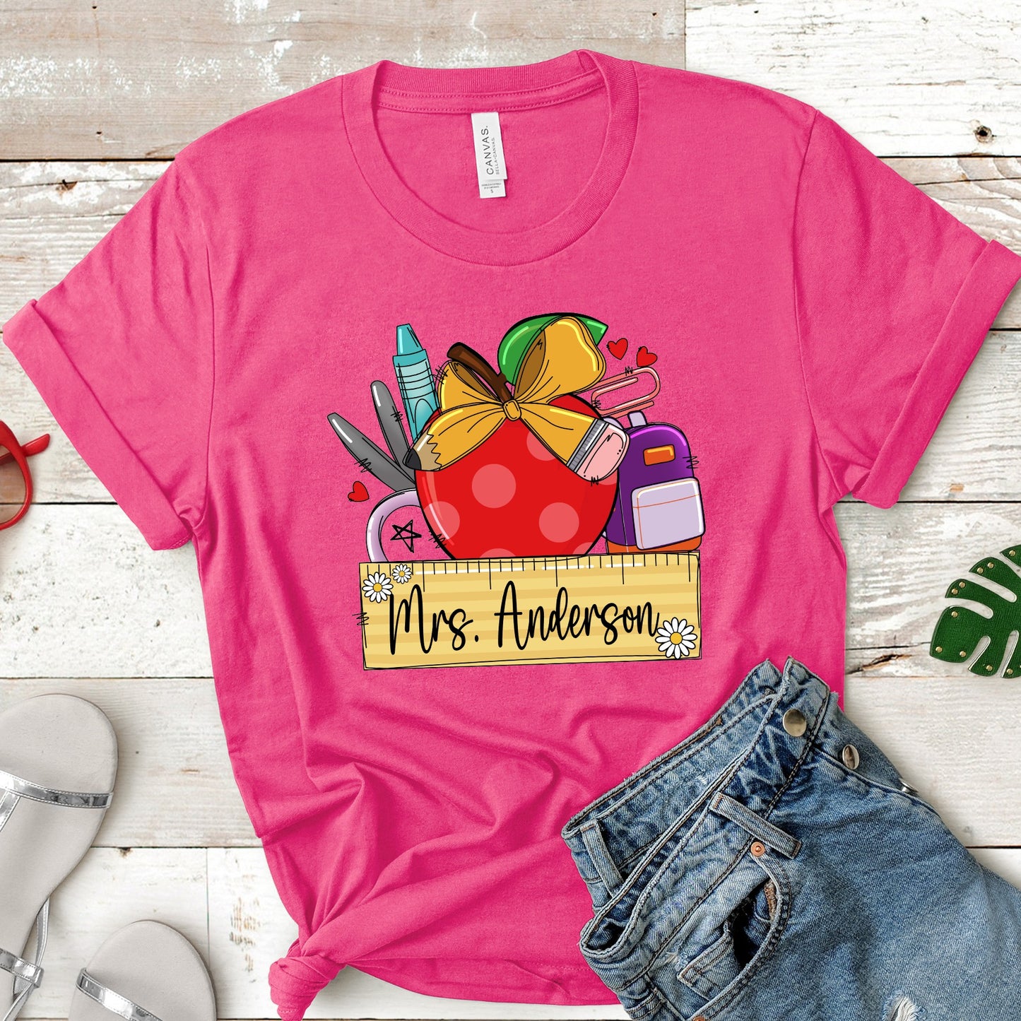 Personalized Supplies Apple Shirt