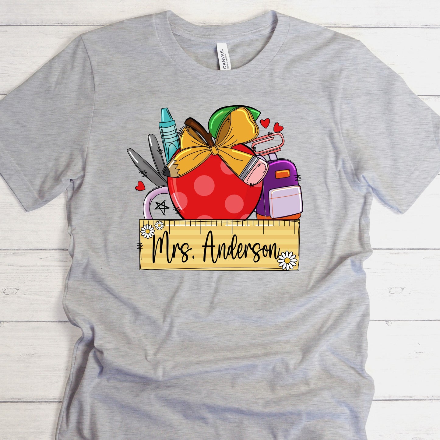 Personalized Supplies Apple Shirt