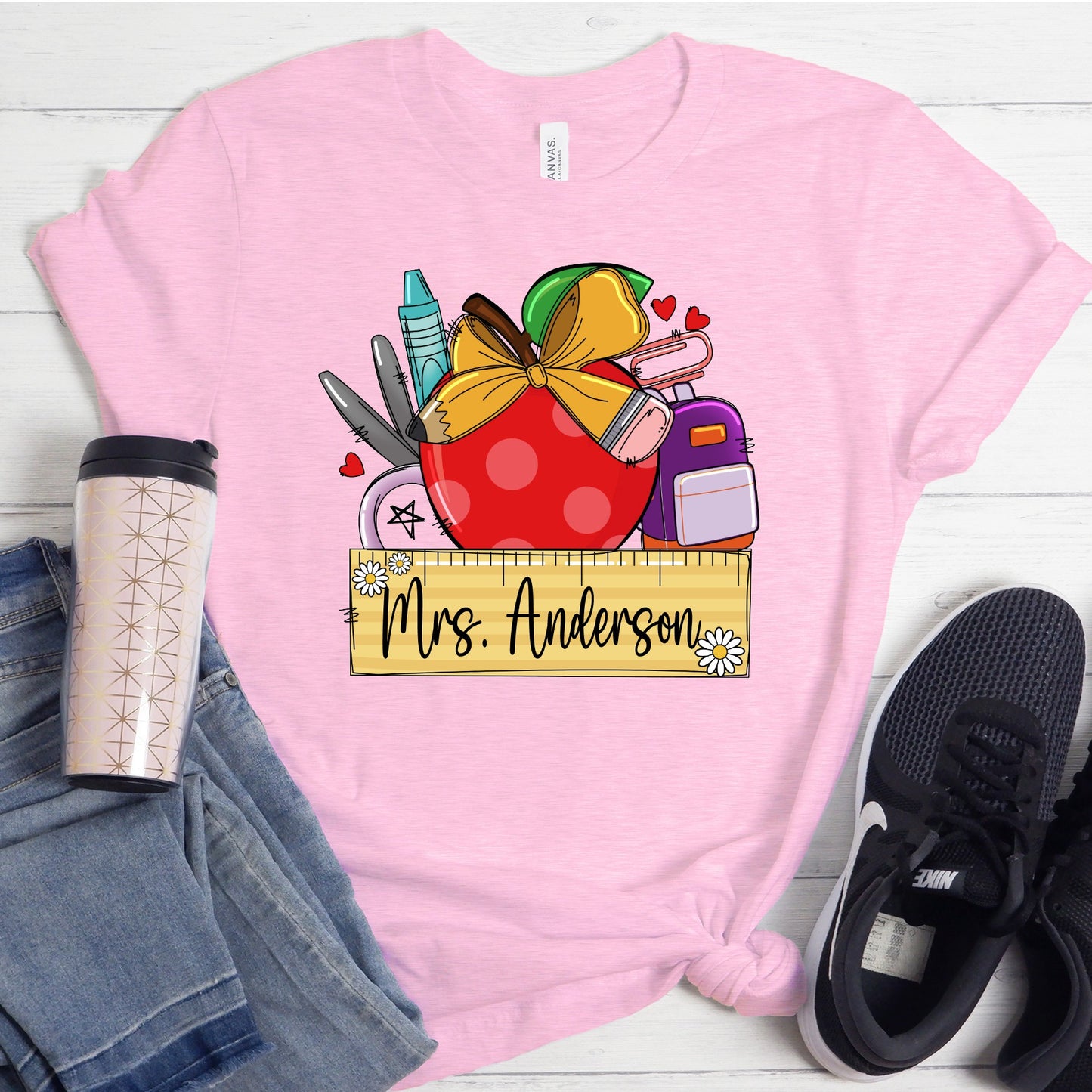 Personalized Supplies Apple Shirt