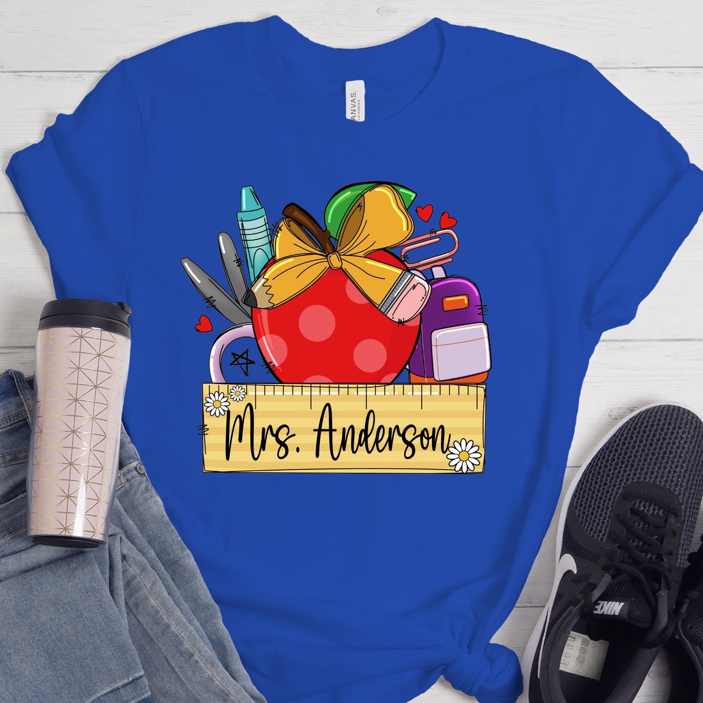 Personalized Supplies Apple Shirt