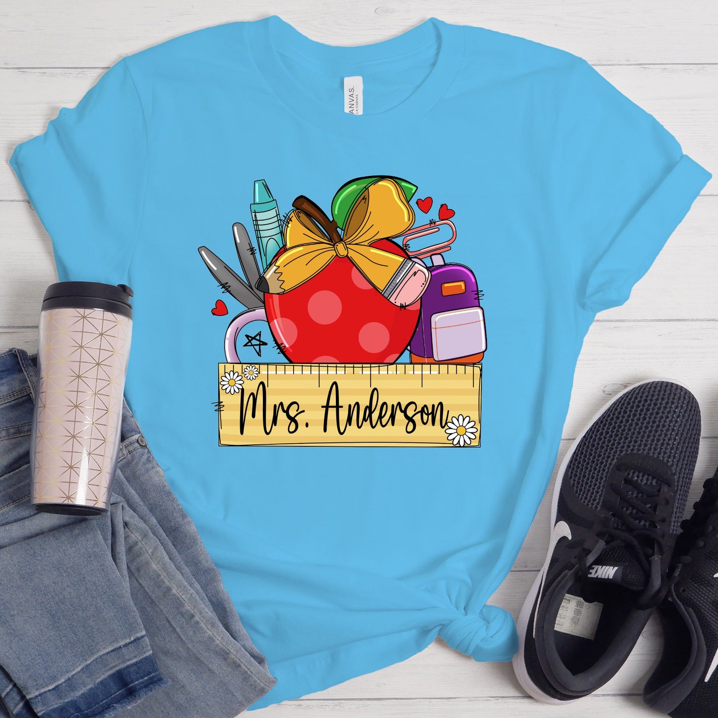 Personalized Supplies Apple Shirt