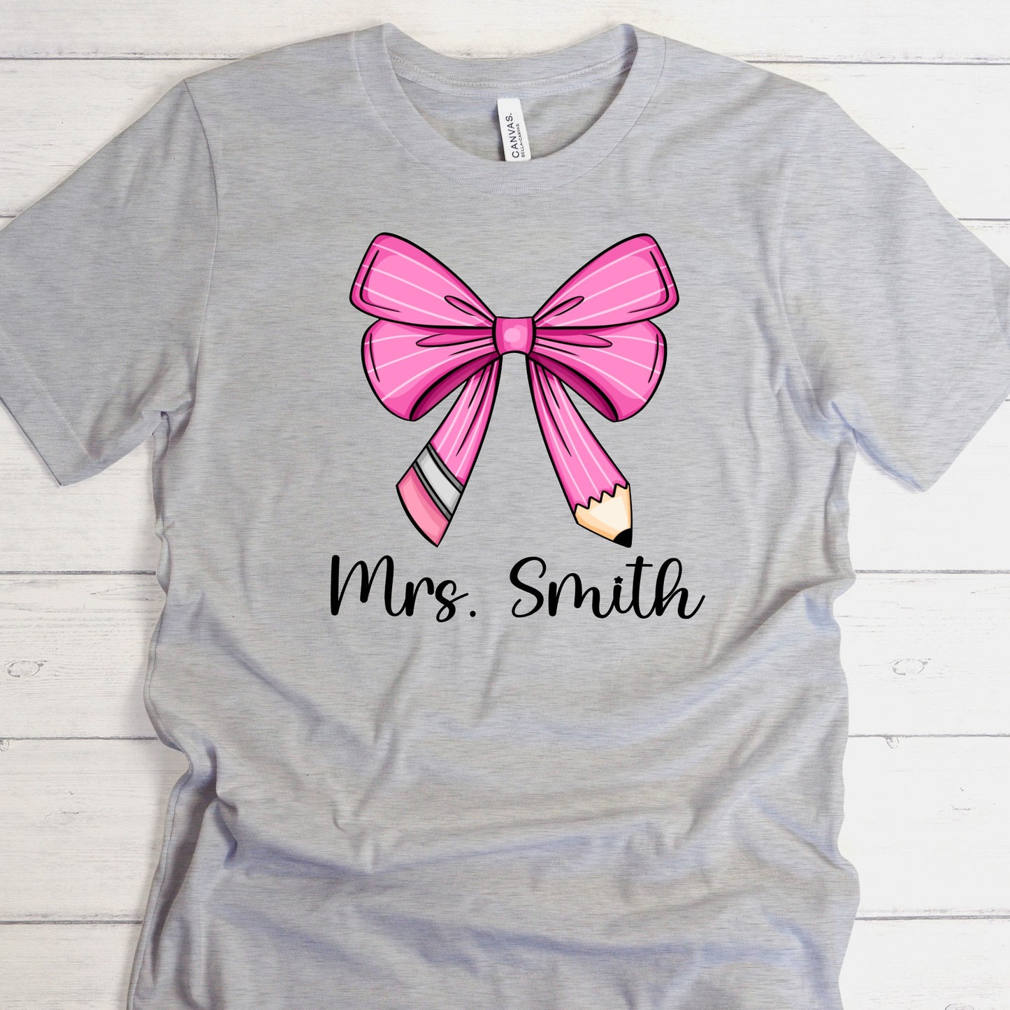 Personalized Coquette Bow Shirt