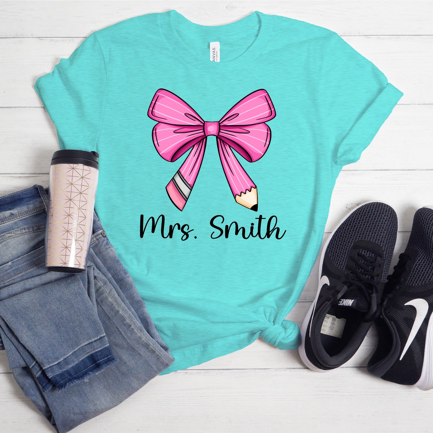 Personalized Coquette Bow Shirt