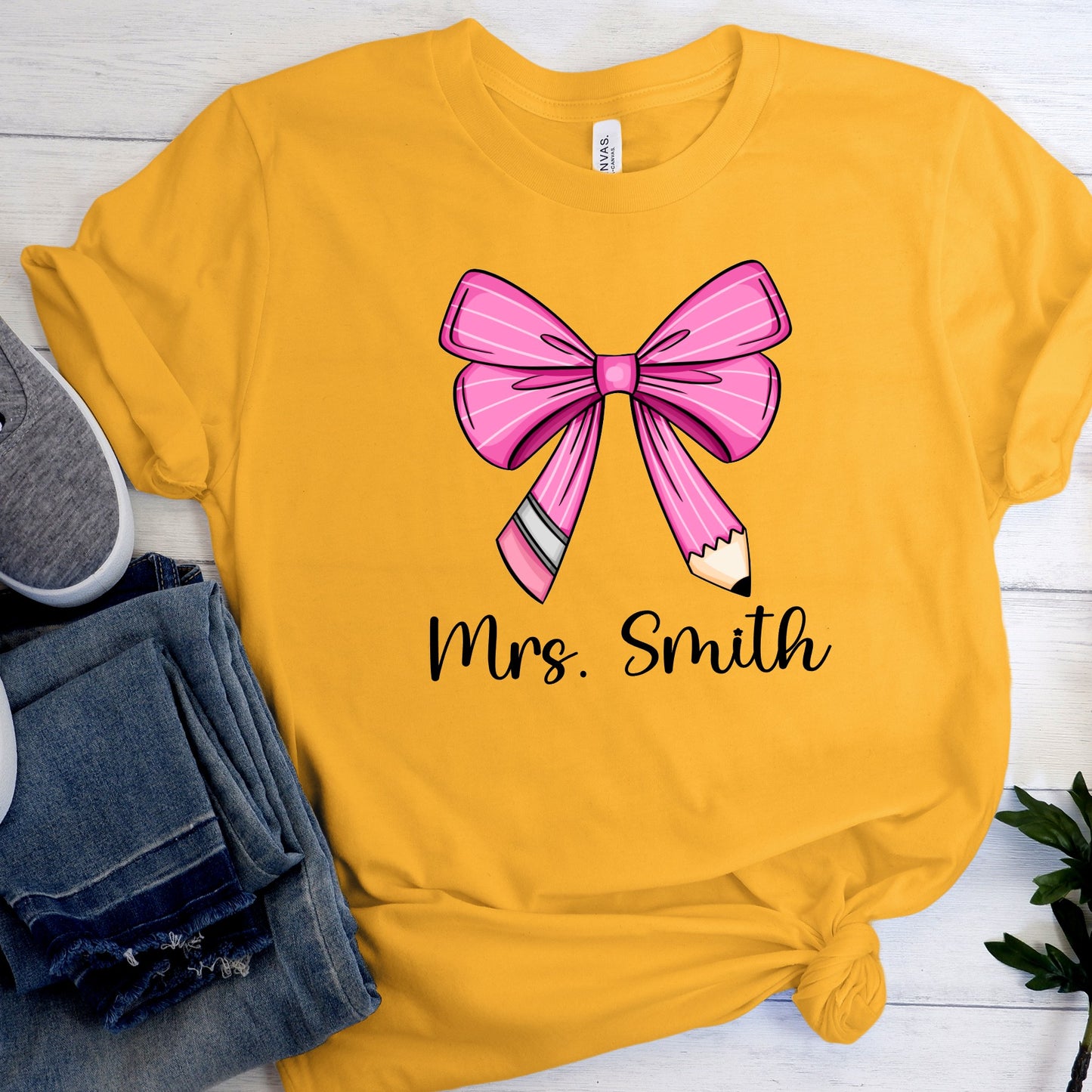 Personalized Coquette Bow Shirt