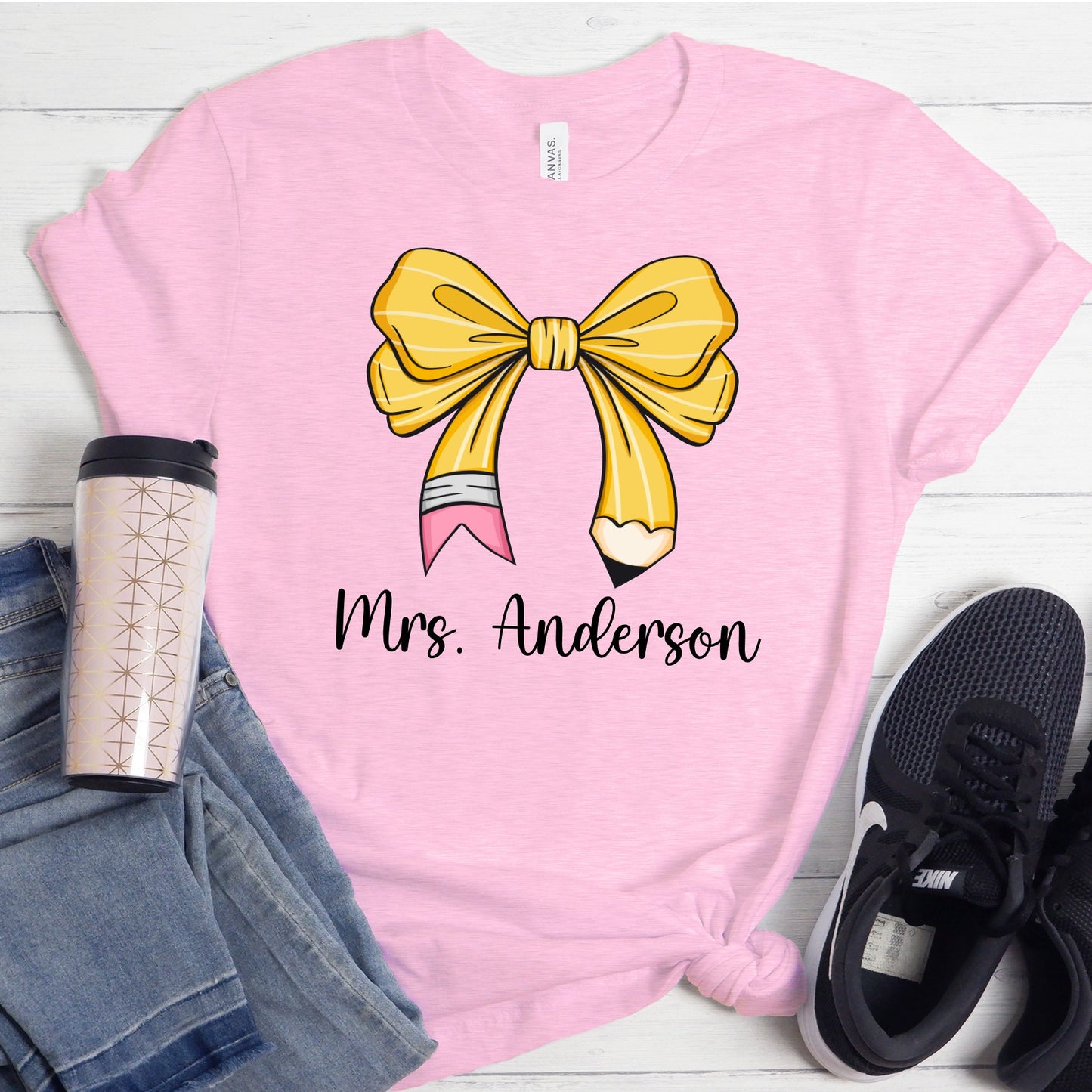 Personalized Coquette Bow Shirt