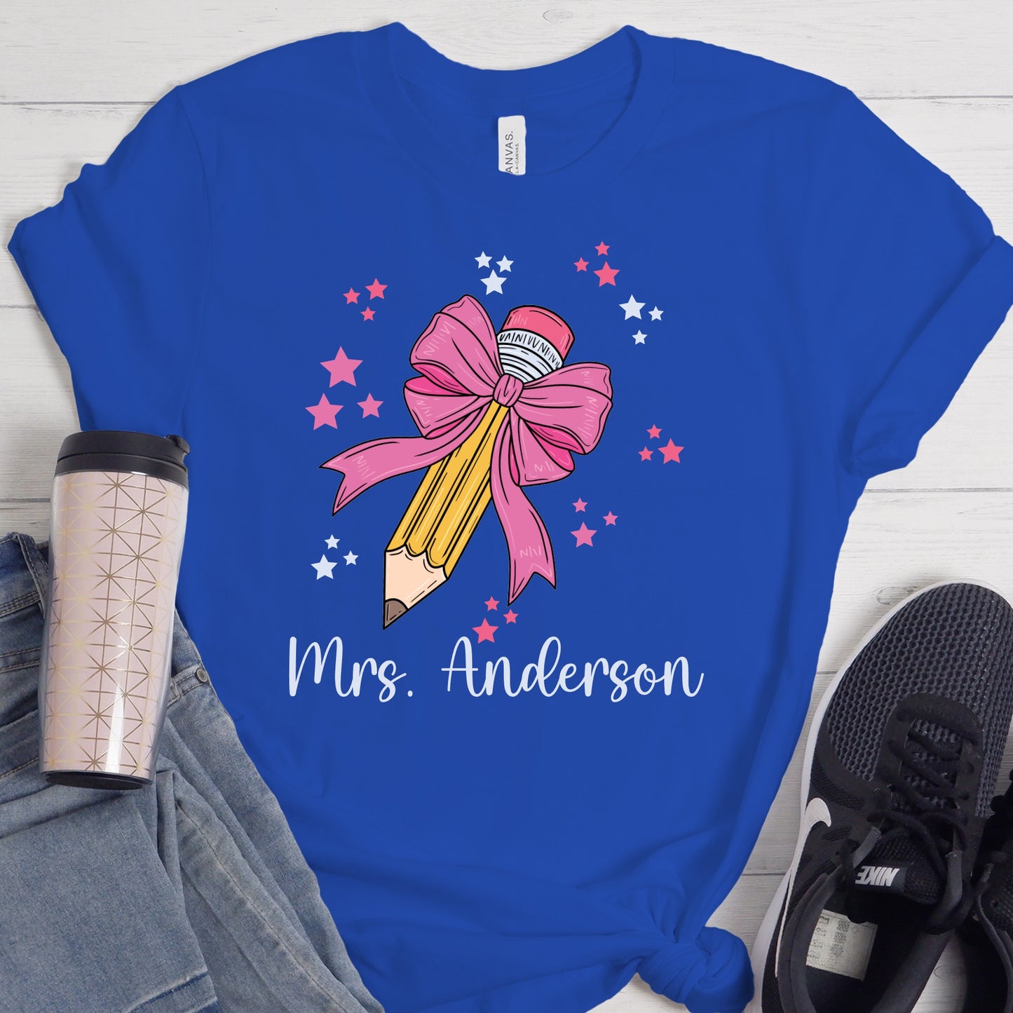 Personalized Pencil Coquette Shirt