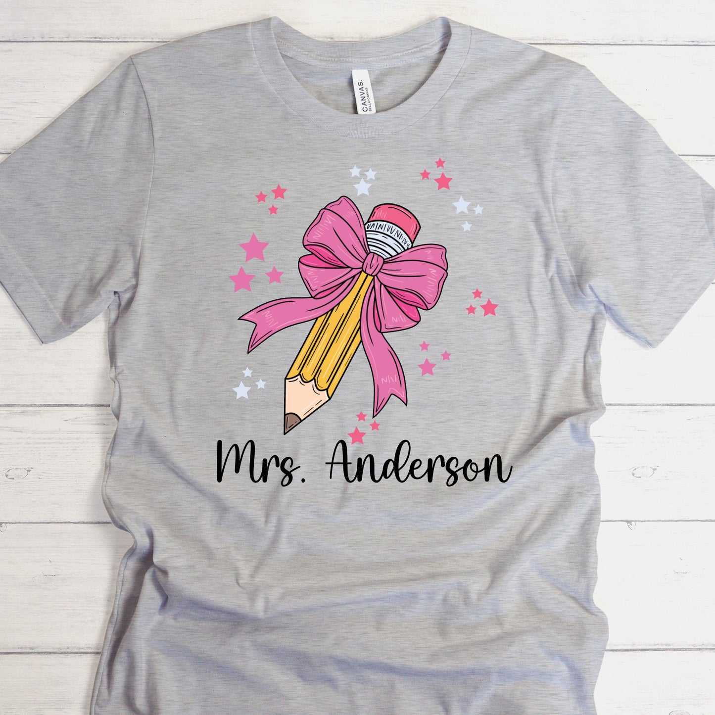 Personalized Pencil Coquette Shirt